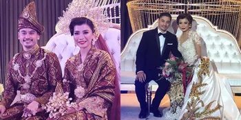 FOTO Resepsi Reuben Elishama - Shenty, Mewah Dengan Dua Adat Beda
