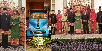 FOTO Resepsi Tistha Nurma - Afif Kalla, Mewah Pakai Adat Betawi