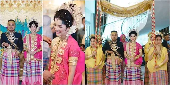 FOTO: Resepsi Tistha Nurma - Afif Kalla, Meriah Dengan Dua Adat