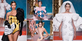 FOTO: Runway Moschino, Body Killer Irina Shayk - Gigi Hadid Jadi Pengantin