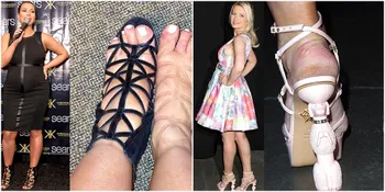 FOTO: Salah Pakai Sepatu, Penampilan Selebritis Ini Gagal Keren