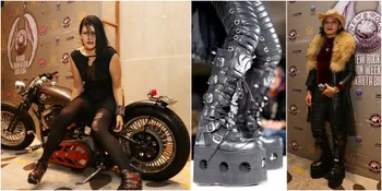 Foto Sederet Rockstar Beraksi di Catwalk New Rock Fashion Weekend