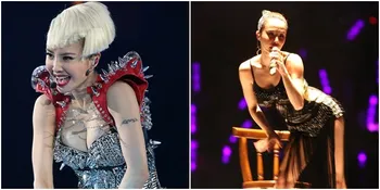 Foto Seksi Jolin Tsai - Ala Lady Gaga di Panggung Konser