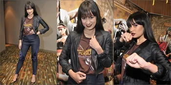 [FOTO] Semakin Sehat, Vicky Monica Pun Main Pencak Silat!