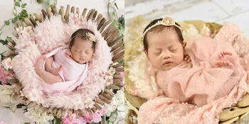 FOTO: Serba Pink! Inilah Newborn Photo Anak Kedua Eva Anindita 