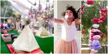 FOTO: Serba Pink, Pesta Ultah Ke-4 Blue Ivy Mewah Dihadiri 'Peri'