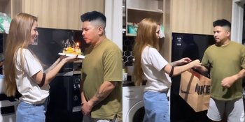 Foto Sheila Marcia Beri Kejutan Ultah Buat Suami Tercinta, Diberi Kue Bentuk Pantat Hot