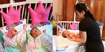 FOTO: Shezy Idris Mandikan Anak Kedua, Baby Kecil Cantik & Cute!