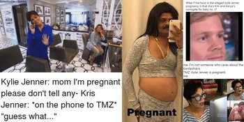 FOTO: Siap-Siap Ketawa, Sederet Meme Lucu Kehamilan Kylie Jenner