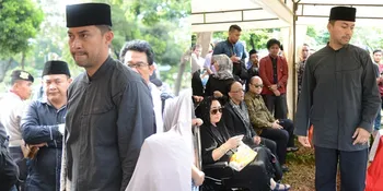 FOTO: Suasana Haru Pemakaman Ayah Anjasmara Diselimuti Kesedihan