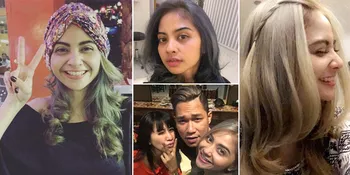 FOTO: Tampil Beda, Tiwi Sakuramoto Cantik Dengan Rambut 'Putih'