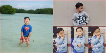 FOTO: Usia 6 Tahun, Putra Ferry Ardiansyah Bak Seorang Model Pro