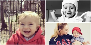 FOTO: Usia 7 Bulan, Anak Candice Swanepoel Ganteng & Murah Senyum