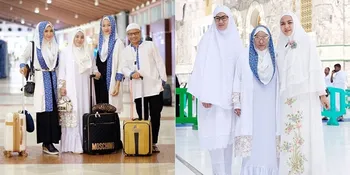 FOTO: Vicky Shu dan Merry Putrian Laksanakan Ibadah Umrah Bersama