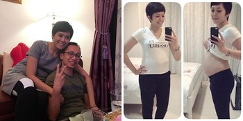 [Foto] Yenny AFI Sedang Hamil 5 Bulan & Rambutnya Dipotong Cepak