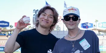 G-Dragon dan Daesung Hadir di MLB, Pasangkan Nail Art ke Pemain Dodgers