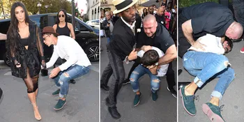 Gagal Cium Kim Kardashian, Vitalii Sediuk 'Dibanting' Bodyguard