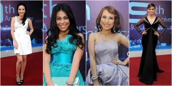 Galeri Fashion Sederet Wanita Cantik di Red Carpet HUT SMN Ke-9