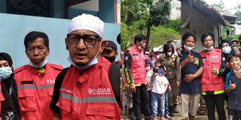 Gandeng Istri Baru, Kiwil Beri Bantuan ke Korban Banjir di Malang - Batu Bersama Ustaz Zacky Mirza dan Daus Mini