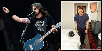Gaya Dave Grohl Ketika di Atas dan di Luar Panggung: Beda Jauh!