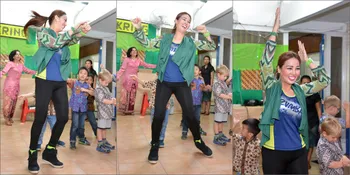 Goyang-Goyang Cantik, Fifie Buntaran Ajari Zumba Pada Anak-Anak