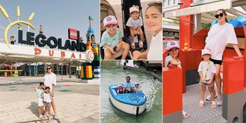 Hamil Besar, Intip 8 Potret  Yasmine Wildblood Babymoon dan Ajak Anak-Anaknya Main ke Legoland Dubai