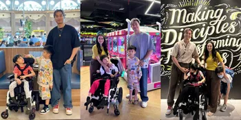 Impikan Playground Inklusif Penyandang Disabilitas di Indonesia, Potret Jevier Justin dan Tiffany Orie Ajak Sang Putri yang Idap Cerebral Palsy Main ke Mall