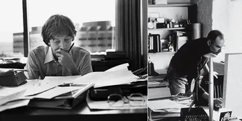 Ini Penampakan Meja Kerja Bill Gates & Tokoh Lainnya, Berantakan!