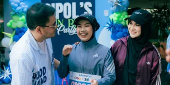Irish Bella Rayakan Ulang Tahun Putri Sambung dengan Fun Run