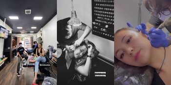 Jadi Kanvas, 7 Potret Sharena Gunawan Istri Ryan Delon Touch Up Tato di Tubuh - Nambah Gambar Kembaran Sama Suami