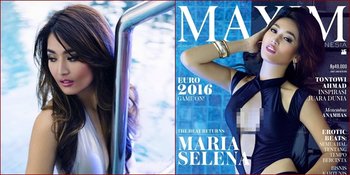 Jadi Model Majalah Pria Dewasa, Maria Selena Tampil Hot Menggoda
