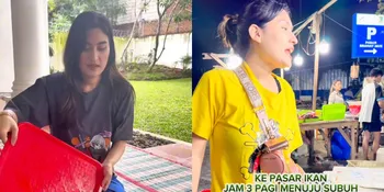 Jago Masak - Geluti Bisnis Kuliner, Potret Angbeen Rishi Istri Adly Fairuz ke Pasar Tradisional Jam 3 Pagi
