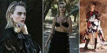 Jalani Photoshoot di Alam Terbuka, Cara Delevingne Pancarkan Aura Supermodel