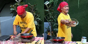 Jelang Idul Adha, Potret Iwa K Tunjukkan Keahlian Memasak Daging