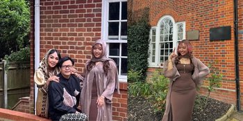 Jenguk Naja, 8 Potret Armand Maulana dan Dewi Gita Rayakan Lebaran di Inggris - Bahagia Bertiga