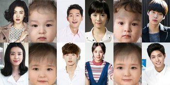 Jika Pasangan Drama Punya Anak, Seperti Ini Lho Wajah Baby Mereka