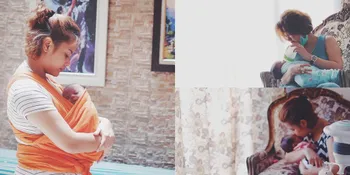 Keibuan, Potret Sederhana Mytha Lestari Saat Momong Baby Kala