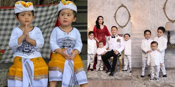 Kembar Tapi Wajah Berbeda, 8 Potret Magha dan Degha Anak Kadek Devi yang Jarang Tersorot - Sama Gantengnya