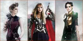 Ketika Para Avengers Ganti Jenis Kelamin, Kece Mana Sama Aslinya?