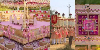 Kiara Advani dan Sidharth Malhotra Menikah Diam-diam, Ini 10 Potret Venue yang Serba Pink Pastel