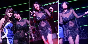 Kostum Transparan Dewi Perssik Saat Duet Bareng Demitha