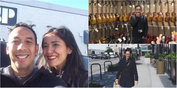 Liburan ke Los Angeles, Pongki & Sophie Navita Lihat Gitar Antik!