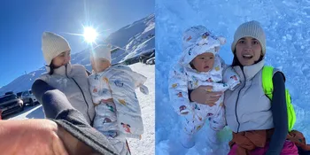 Liburan ke Luar Negeri, Ini 8 Potret Menggemaskan Baby Nae Anak Adipati Dolken Saat Main Salju Bareng Sang Bunda 
