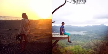 Liburan Kenes Andari Saat Kelilingi Tempat Wisata Keren di Jogja