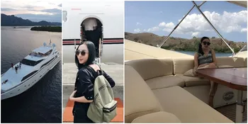Liburan Sosialita Reni Sutiyoso, Yacht Mewah - Jet Pribadi ke NTT