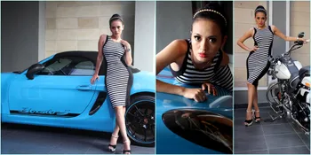 Lihat Lebih Dekat Mobil Porsche Mewah dan Motor Gede Yeyen Lidya