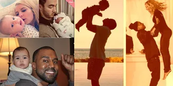 Lucunya Pose Musisi Dengan Baby Mereka