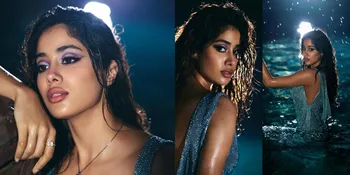 Makin Hot, 8 Potret Janhvi Kapoor Anak Mendiang Sridevi di Photoshoot Terbaru - Rela Basah-basahan