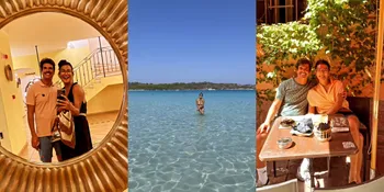 Makin Mesra dan Bahagia, 10 Potret Oscar Lawalata Liburan Bareng Pacar Bule ke Italia - Asyik Main di Pantai Pakai Bikini