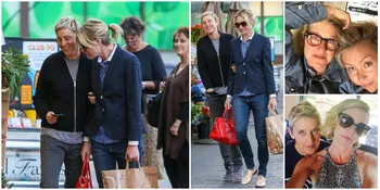 Manis! Ellen DeGeneres & Pasangan Lesbiannya Mesra di Depan Umum